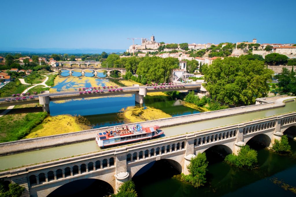 Excursion en bateau sur le Canal du Midi à Béziers
